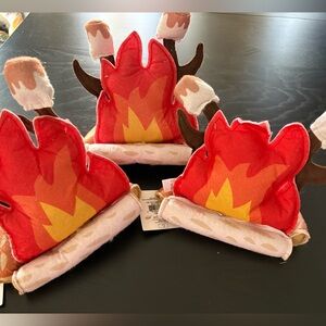 Red and Yellow Campfire Plush Set x 3